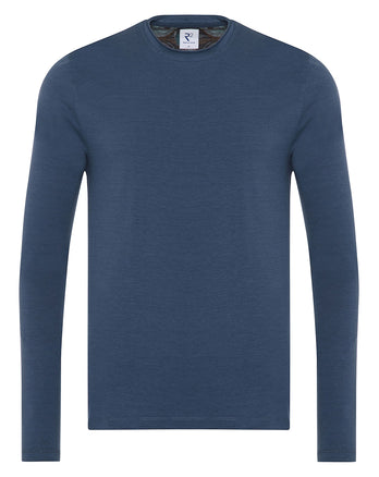 Blauw t-shirt met lange mouwen Navy