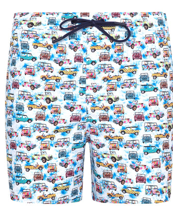 Short de bain imprimé paisley Beach Buggy 073 - Multicolour