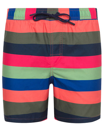 Short de bain rayé 073 - Multicolour