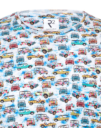 T-shirt imprimé buggy de plage iconique 073 - Multicolour