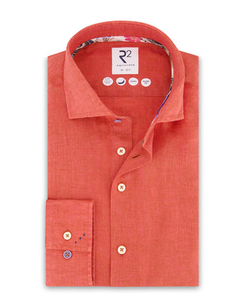 Linen shirt 095 - Orange