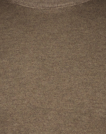 100% Merino wollen trui 041 - Brown