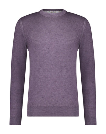 100% Merino wollen trui 064 - Purple