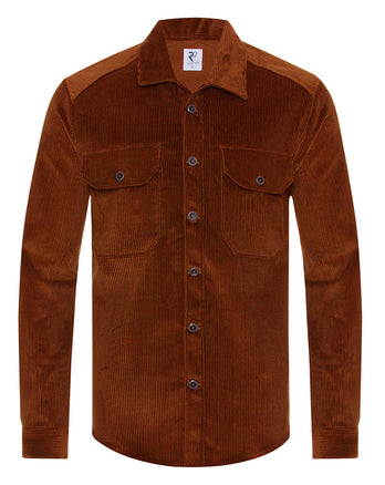 Overshirt en corduroy 043 - Camel