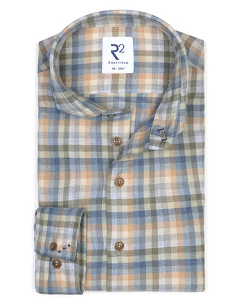 Chemise en coton à carreaux 073 - Multicolour