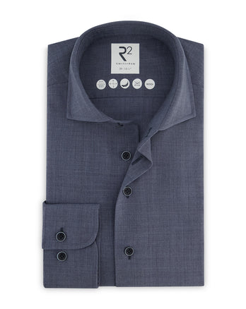 Chemise en 100% laine 014 - Blue