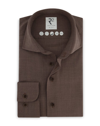 Chemise en 100% laine 041 - Brown
