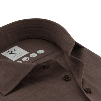100% Wollhemd 041 - Brown