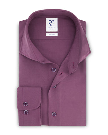 100% Wollen overhemd 064 - Purple