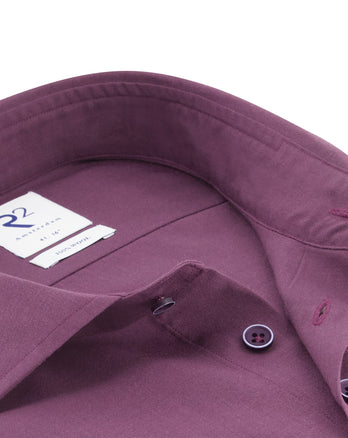 100% Wollen overhemd 064 - Purple