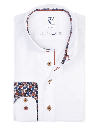 2 PLY cotton shirt 004 -White