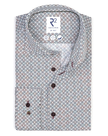 Chemise en stretch à imprimé poignée de valise 073 - Multicolour