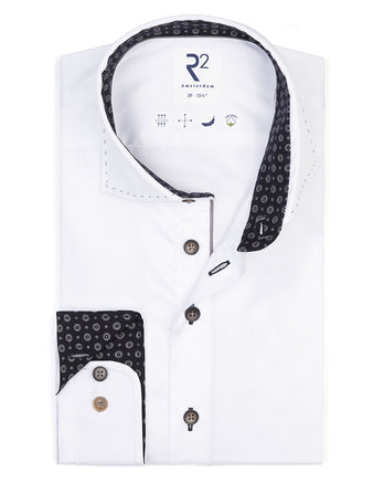 2 PLY Bio-Baumwollhemd 004 - White