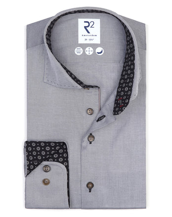 2 PLY Bio-Baumwollhemd 028 - Grey