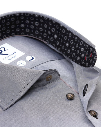 2 PLY Bio-Baumwollhemd 028 - Grey