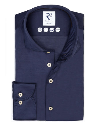 Filoscozia Baumwoll Jerseyhemd 010 - Navy