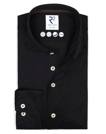 Filoscozia Baumwoll Jerseyhemd 020 - Black