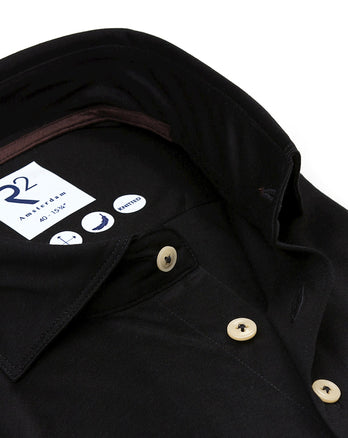 Filoscozia Baumwoll Jerseyhemd 020 - Black