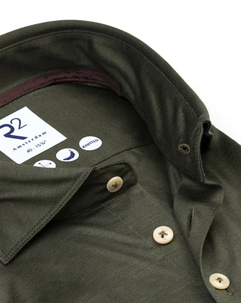 Filoscozia Baumwoll Jerseyhemd 070 - Dark green