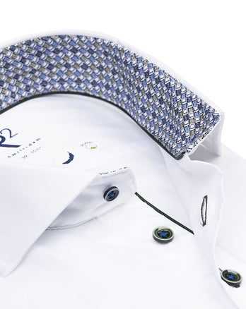 White organic cotton shirt 004 -White