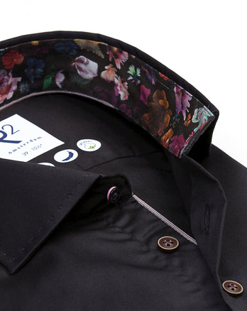 2 PLY Bio-Baumwollhemd 020 - Black