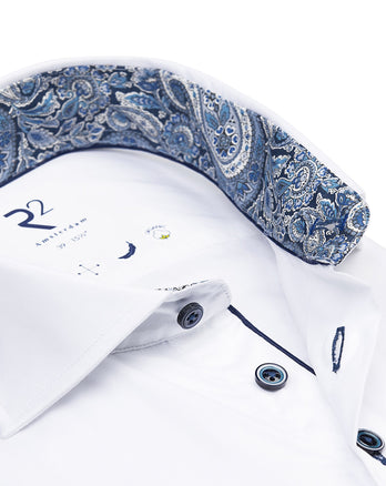 2 PLY Bio-Baumwollhemd 004 - White