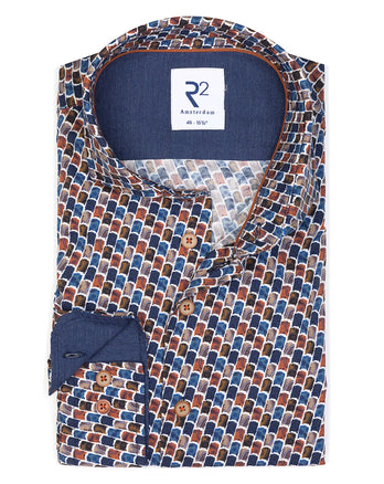 Kofferdruck Stretch-Hemd 073 - Multicolour