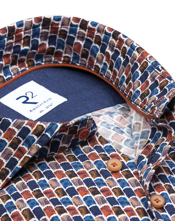 Kofferdruck Stretch-Hemd 073 - Multicolour