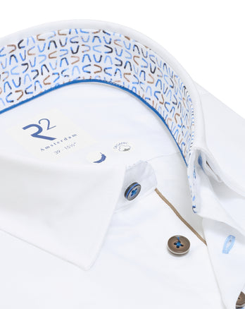 2 PLY Bio-Baumwollhemd 004 - White