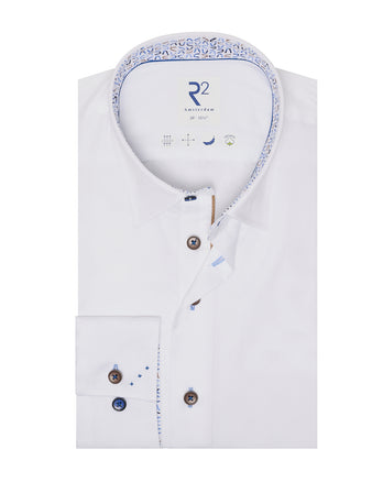 2 PLY Bio-Baumwollhemd 004 - White