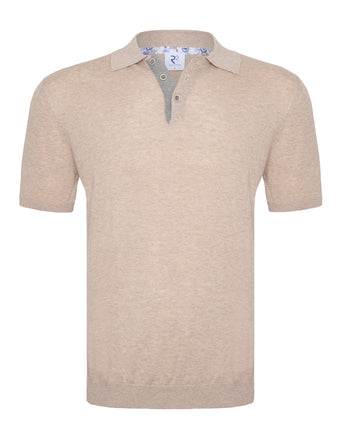 Polo en maille 045 - Beige