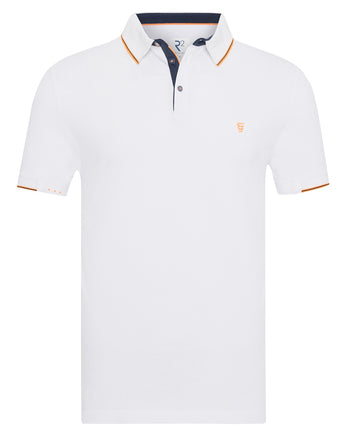 Polo en piqué 004 - White