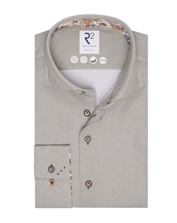 Travel shirt piqué 074 - Green