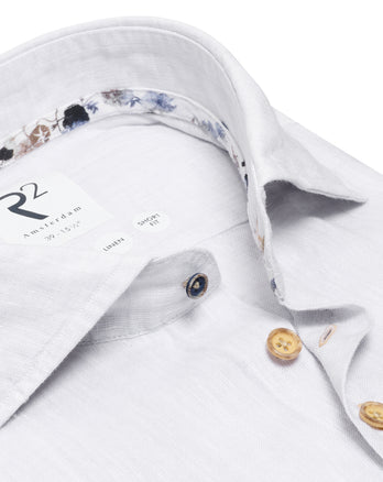 Linnen overhemd 028 - Grey