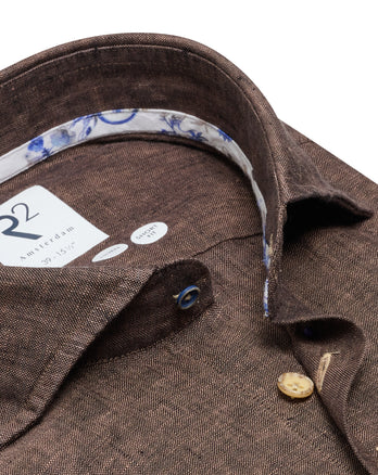 Leinenhemd 041 - Brown