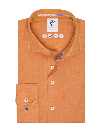 Linnen overhemd 095 - Orange