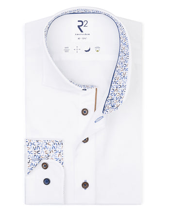 2 PLY Bio-Baumwollhemd 004 - White