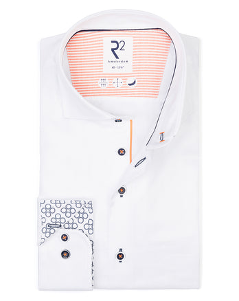 2 PLY Bio-Baumwollhemd 004 - White