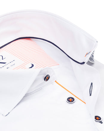 2 PLY Bio-Baumwollhemd 004 - White