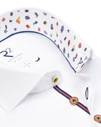 2 PLY Bio-Baumwollhemd 004 - White