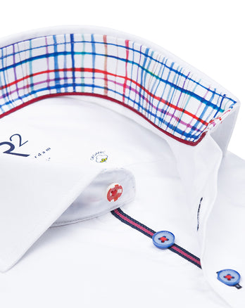 2 PLY Bio-Baumwollhemd 004 - White