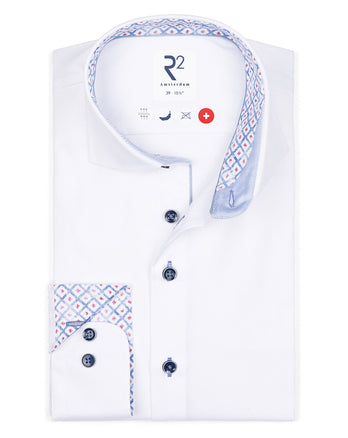 Chemise en coton non repassée 004 - White