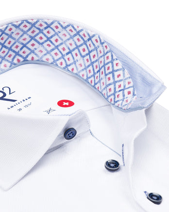 Chemise en coton non repassée 004 - White