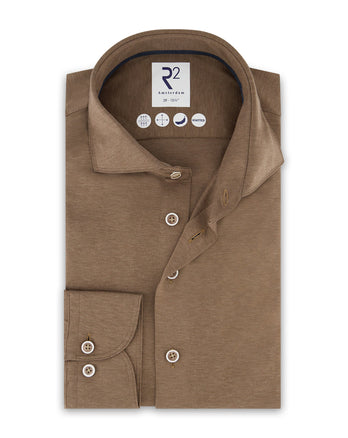 Filoscozia cotton jersey shirt 041 - Brown