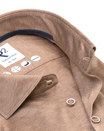 Filoscozia Baumwoll Jerseyhemd 045 - Beige