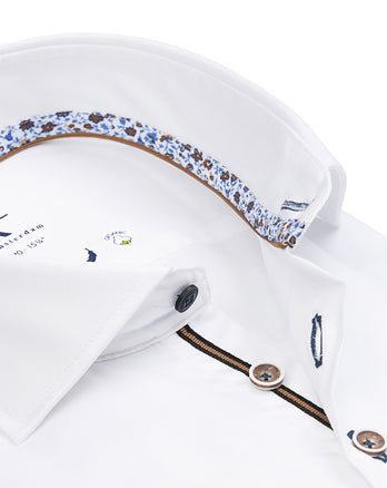 2 PLY cotton shirt 004 - White