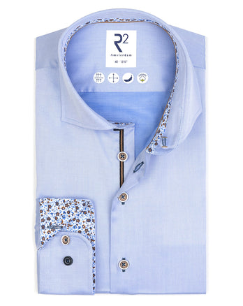 2 PLY cotton shirt 018 - Light blue