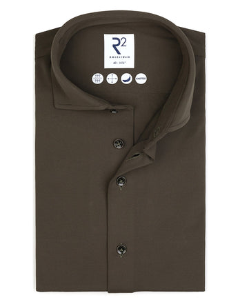 Chemise en 4-way stretch 070 - Dark green