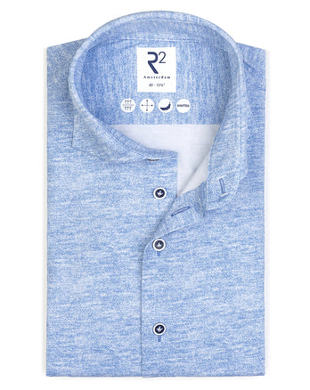 Chemise en 4-way stretch 018 - Light blue