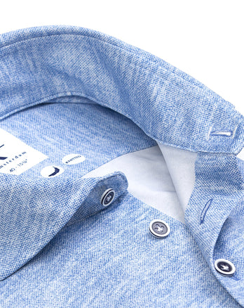 Chemise en 4-way stretch 018 - Light blue